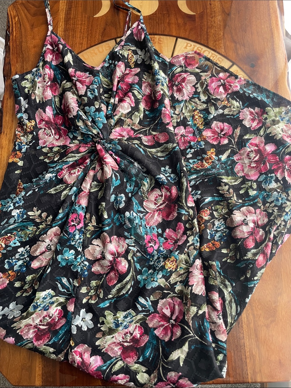 Amanda Uprichard Floral Gown Front Slit